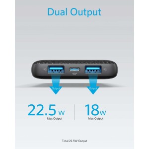 پاوربانک انکر مدل A1248 POWERCORE III ظرفیت 10000 میلی آمپر ساعت